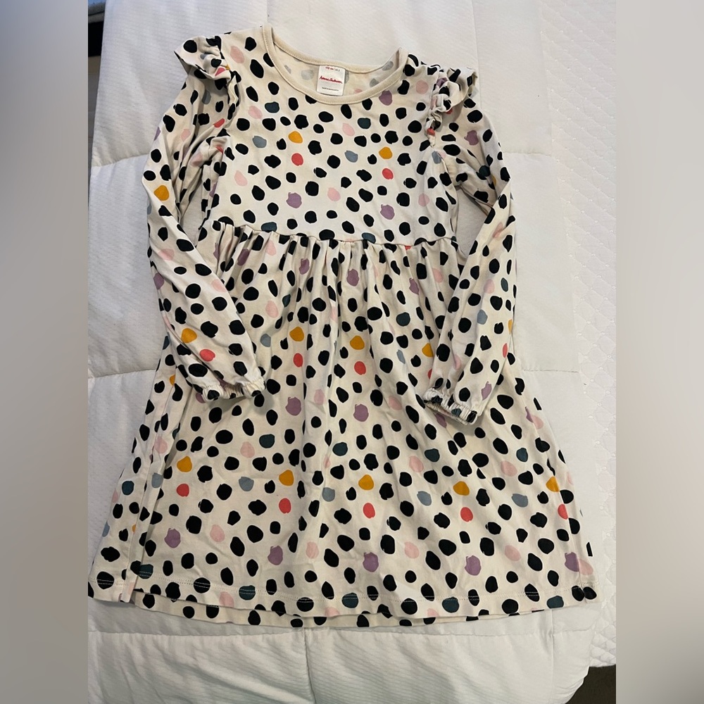 Hanna Andersson toddler girl dress, polka dot